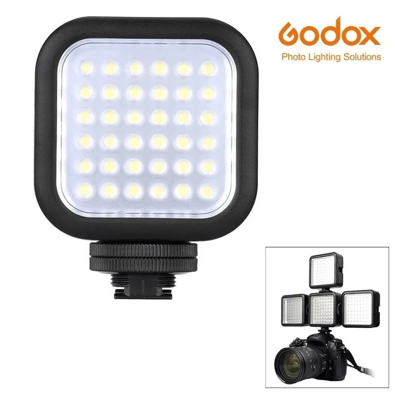 Godox LED36 светильник 36 5500 ~ 6500K Светильник для DSLR камеры видеокамеры мини DVR свадьбы