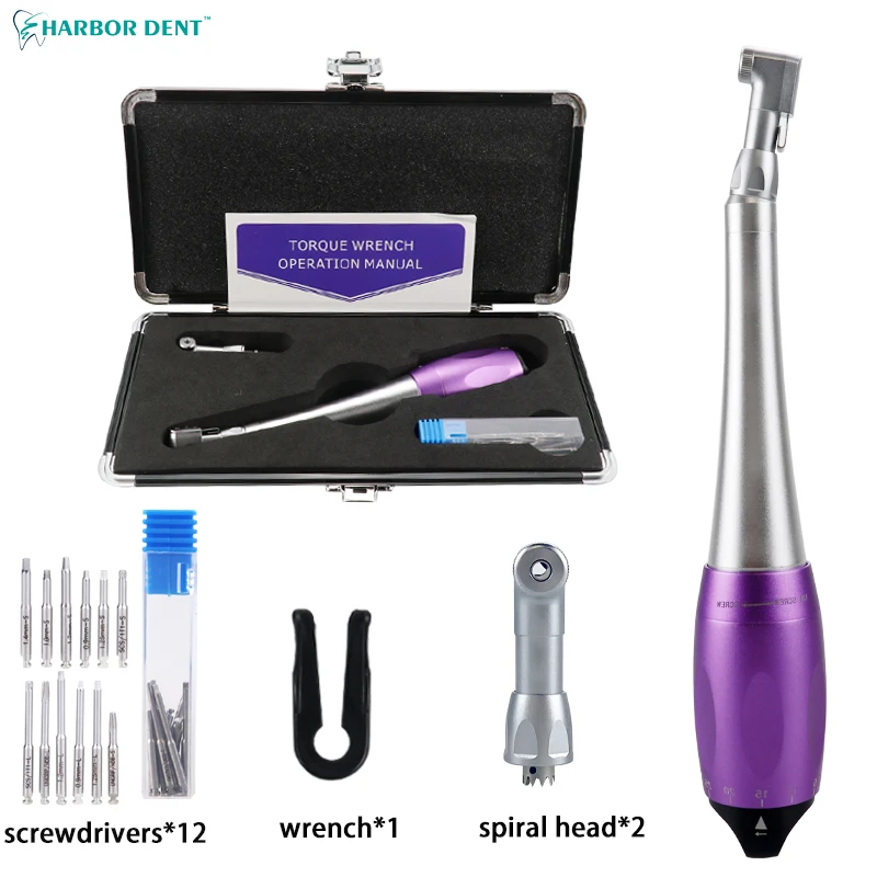 

Dental Universal Implant Torque Wrench With Drivers Control Hex Anthogyr Fit