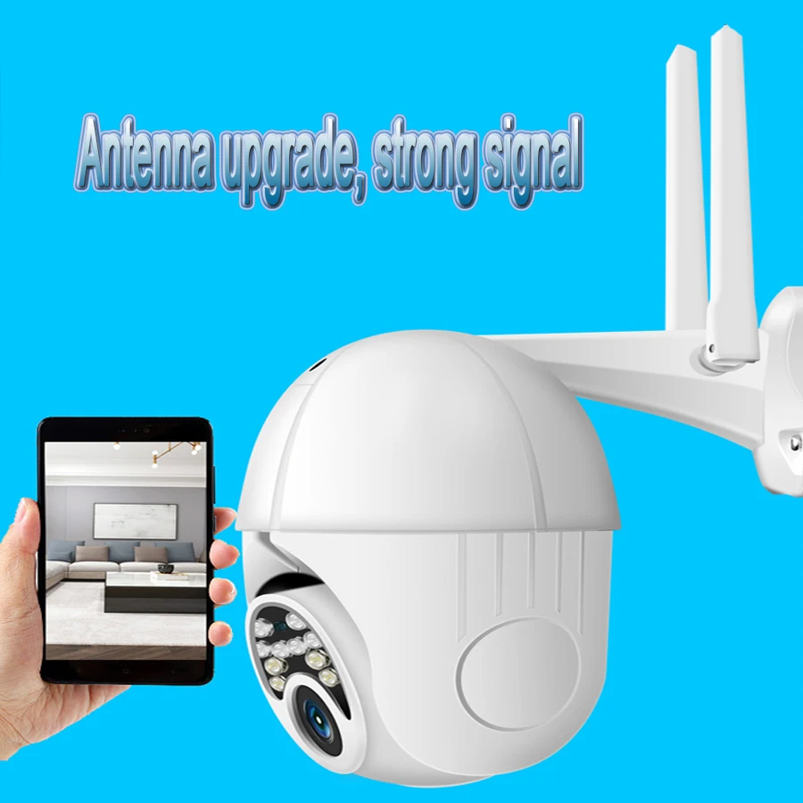 Камера видеонаблюдения HD 1080P 10 шт. светодиодная PTZ IP камера Wi Fi купольная