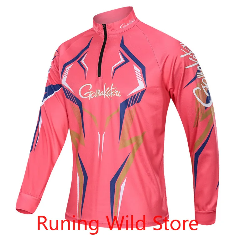 

Gamakatsu Fishing Clothing Gamakatsu Long Sleeve Breathable Fishing Shirts Anti UV Quick-Drying Cycling Hiking Clothes Camisas