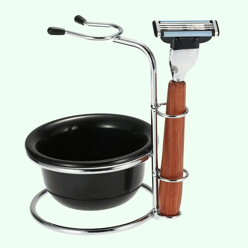 1 шт. ручная бритва костюм с полкой мыльница палисандр безопасная практичная