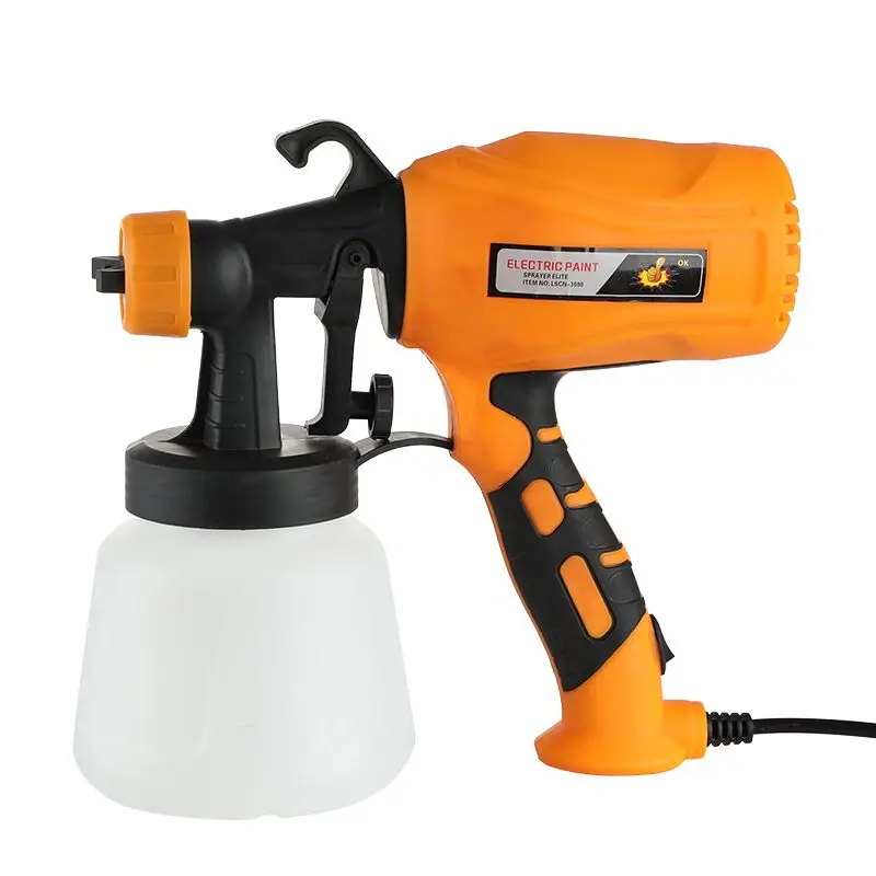 

Electric Spray Gun Paint Sprayer 3 Nozzle 600ML 400W High Power Home Easy Spraying and Clean Perfect for Beginner EU Plug