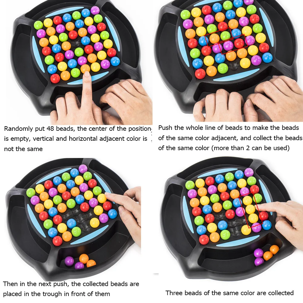 

Rainbow Ball Matching Early Education Board Kids Toy Funny Parent-Child Board Game Puzzle Toy Sets Intelligent Brain Game