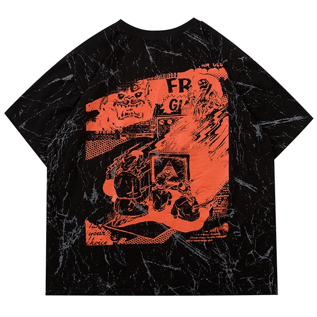 Футболка мужская хип-хоп 2020 летняя футболка с буквенным принтом уличная Harajuku High