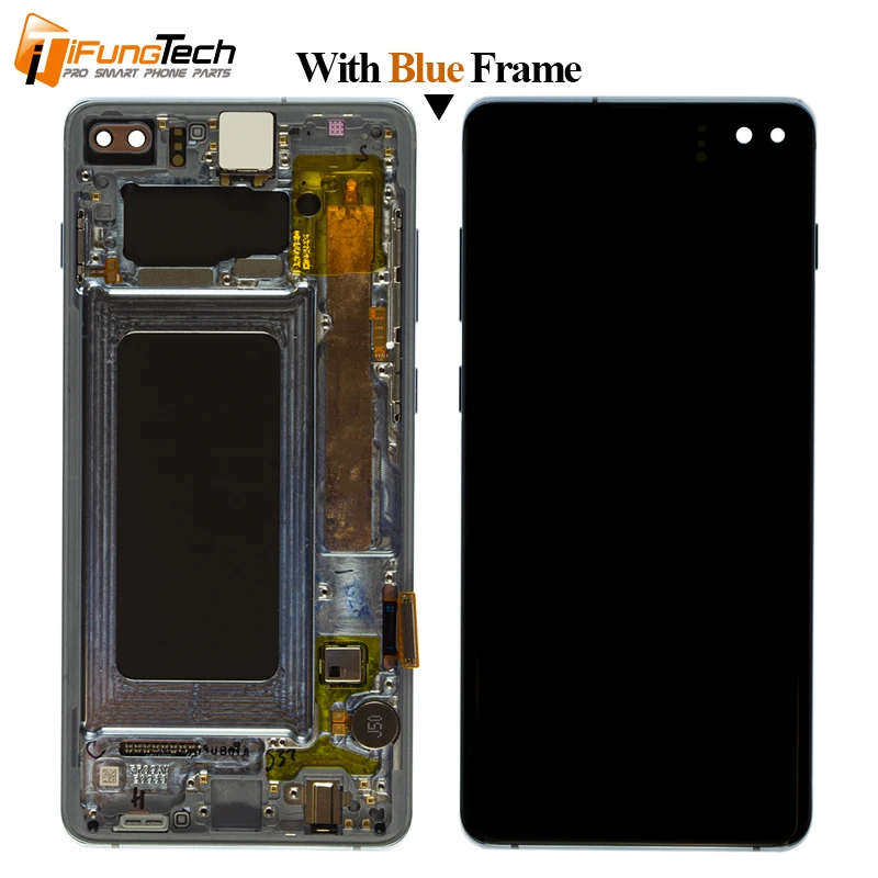 

6.4 inch AMOLED LCD For Samsung S10 PLUS LCD G9750 LCD For Samsung S10 Plus G9750 LCD Screen Touch Digitizer Assembly black