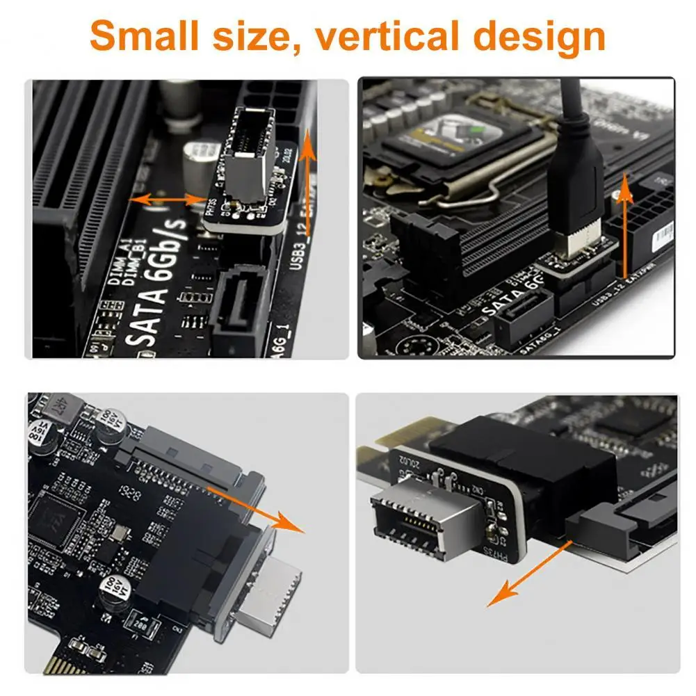 Практичный разъем для материнской платы с USB 19/20 Pin На Type-E | Компьютеры и офис