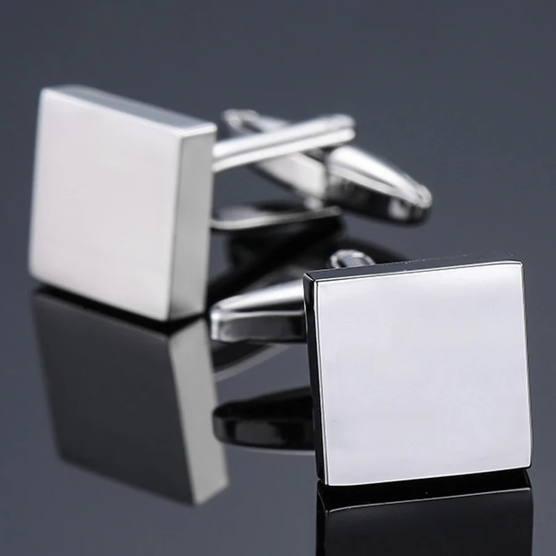 Брендовые новые высококачественные Квадратные запонки модные брендовые