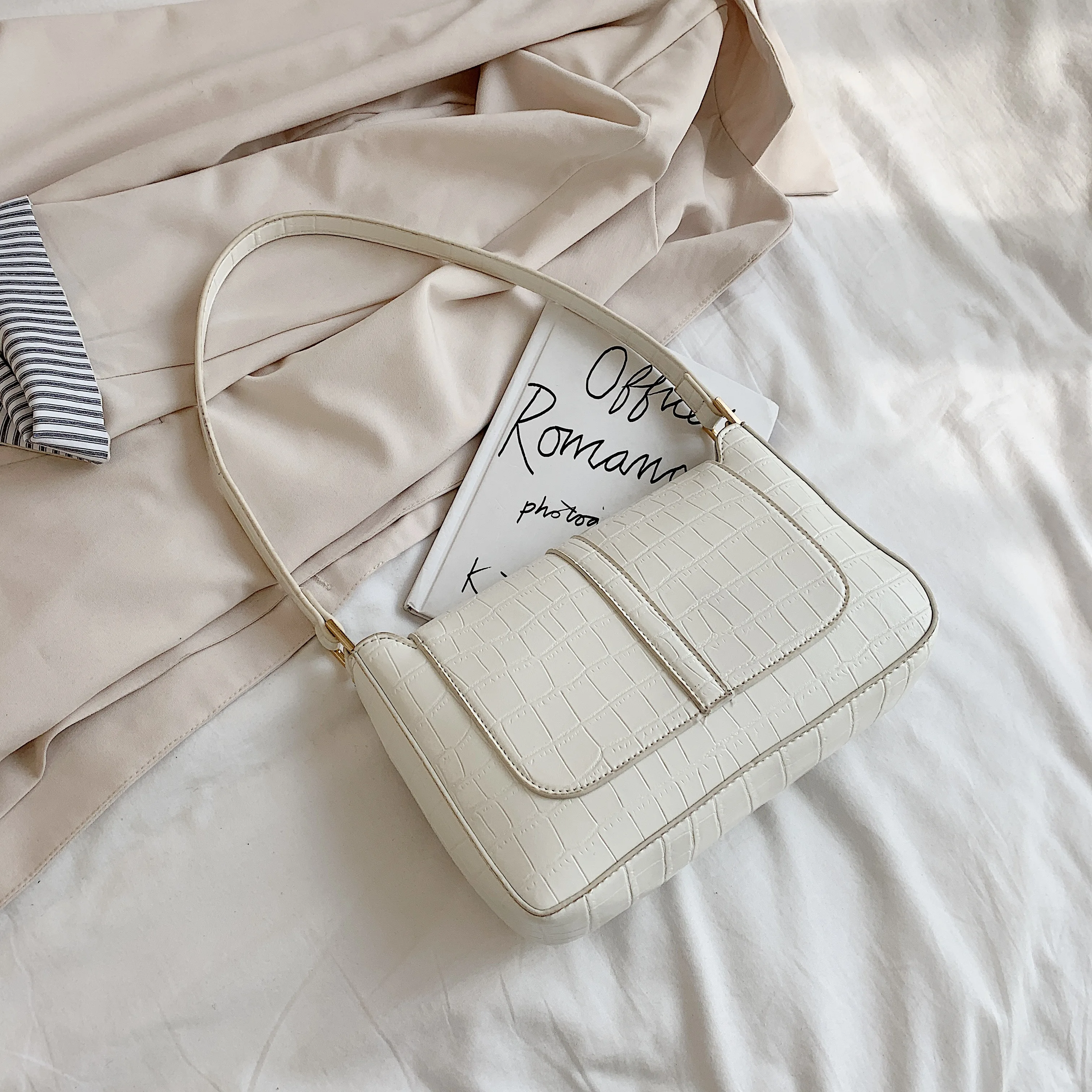 Новая весенняя сумка под руку винтажная Женская Роскошная Сумка через плечо из