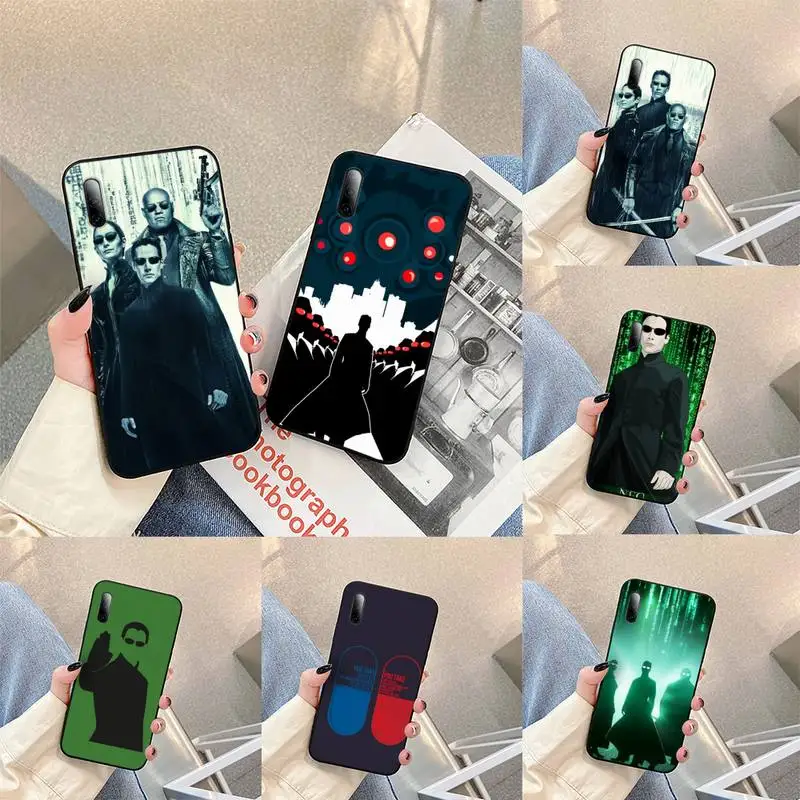 

The Matrix Morpheus Reloaded Movie Art Phone Case For Samsung J 2 4 5 6 7 prime pro plus duo Cover Fundas Coque