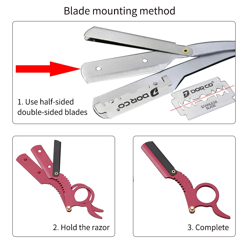 YINTAL высококачественный мужской нож для бритья бороды нержавеющая сталь прямые