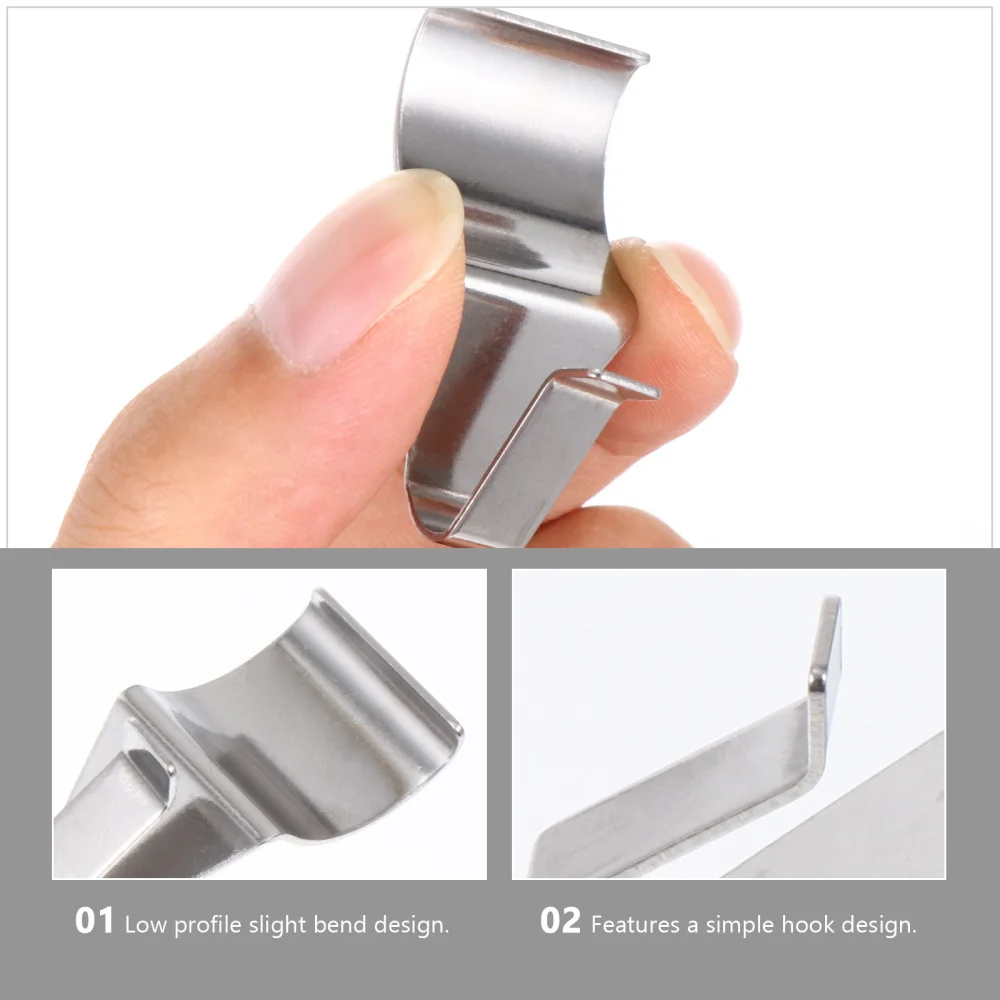 

5pcs Vinyl Siding Hooks Heavy Duty Stainless Steel Hanging Siding Hooks Clips