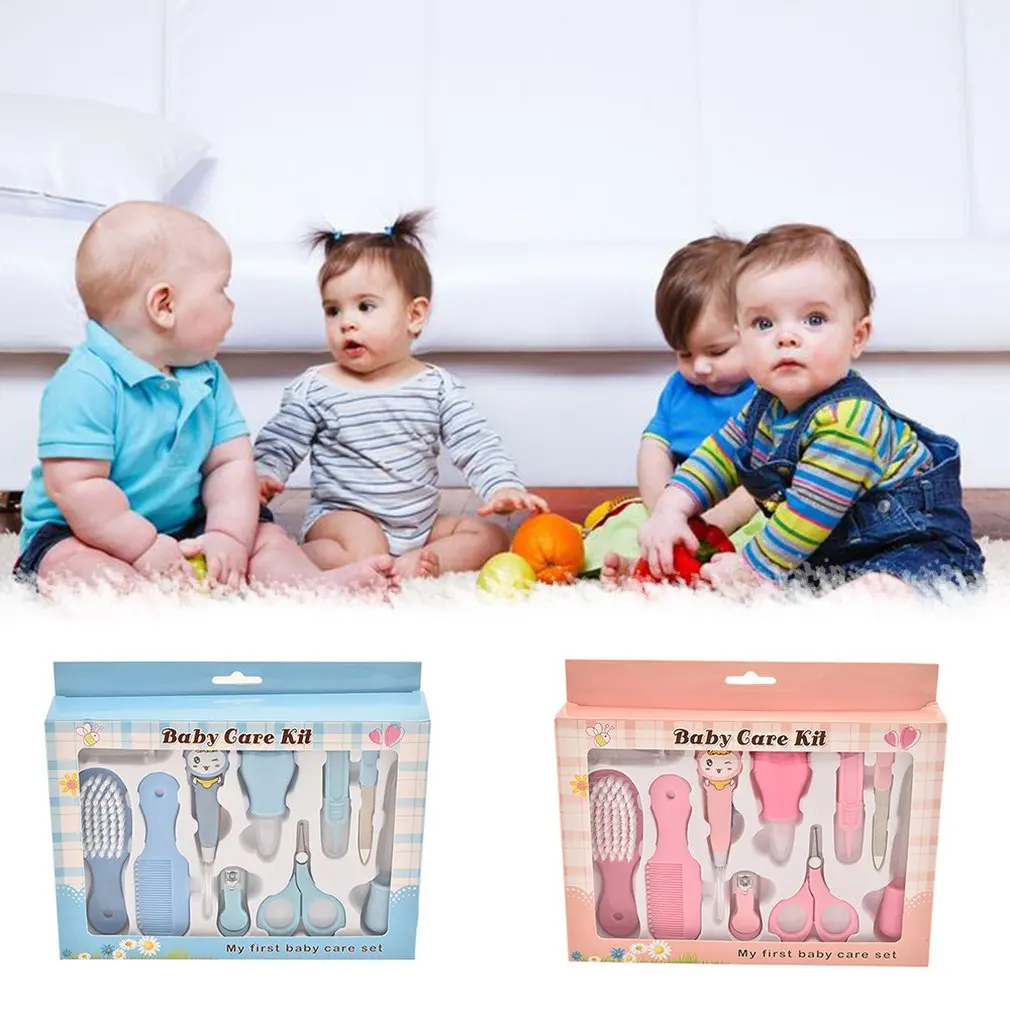 

10pcs Baby Daily Products Baby Care Gift Box Creative Children's Nail Clipper Nail Clipper Baby Care Set