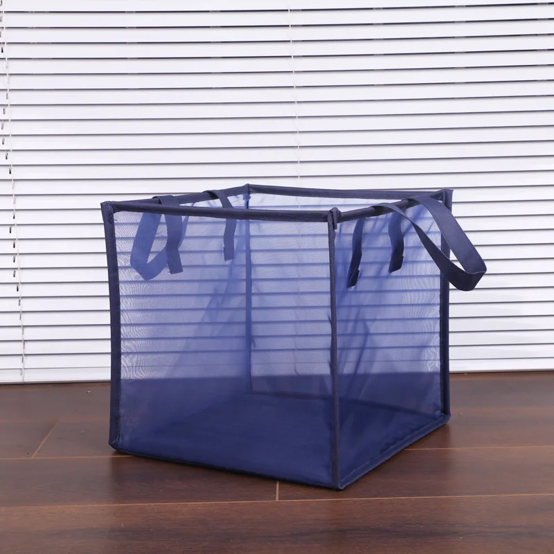 Для организации домашнего хранения современный сетчатая корзина для белья