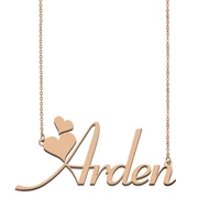 arden name necklace custom nameplate necklace for women girls best friends birthday wedding christmas mother days gift