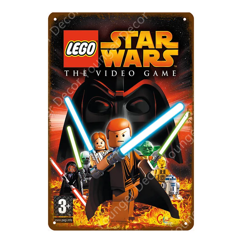 YD8102BI Кино, комикс, видео игра, Yoys Poster Play Gaming, металлические знаки, геймерская наклейка на стену для паба, бара, клуба, домашний декор, мультяшная доска, YI-162 - Цвет: YD8102BI