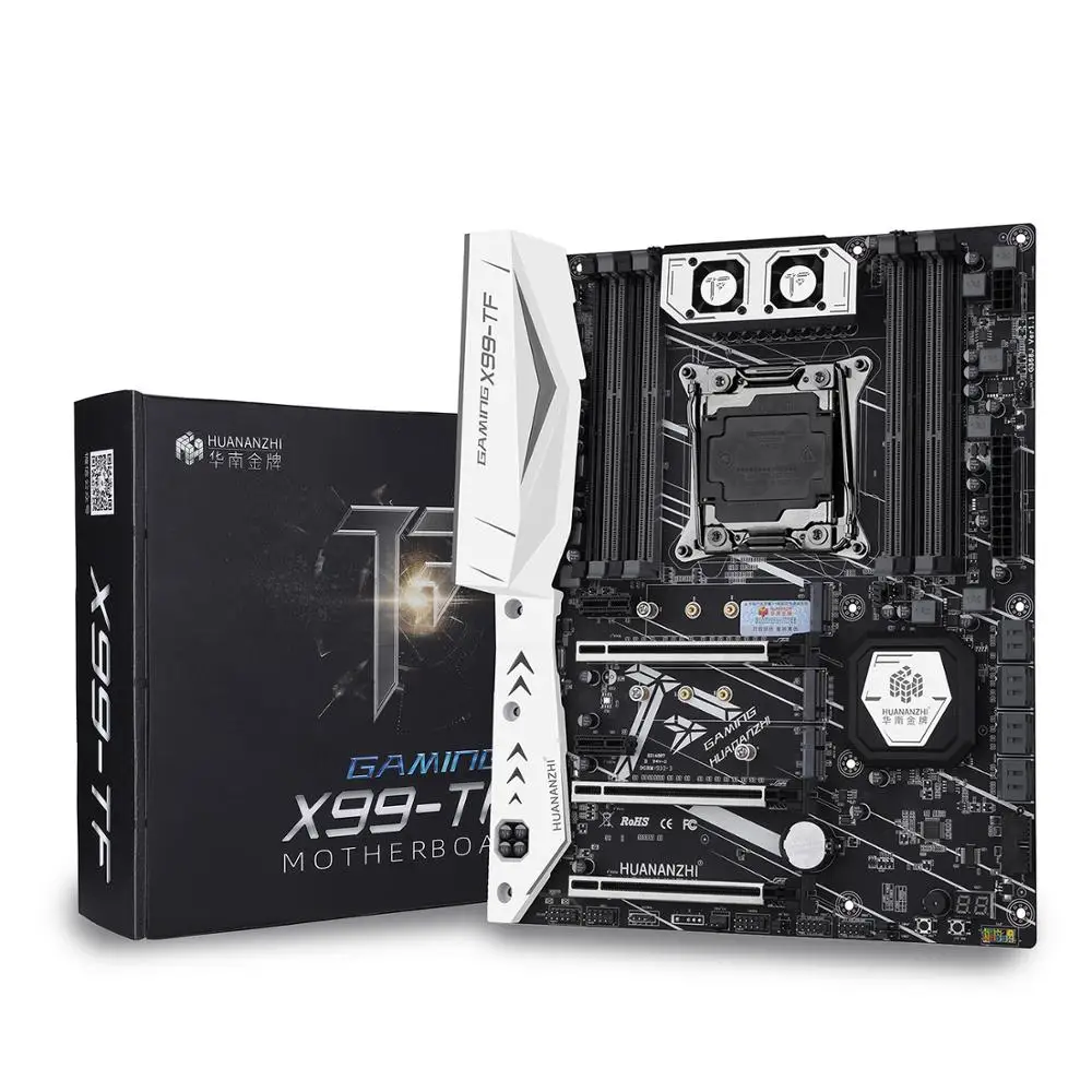 Günstig HUANANZHI X99-TF LGA2011-3 Motherboard Mit DUAL M.2 NVMe SSD Slot Und M.2 WIFI Slot 4 DDR3 RAM Slots 4 DDR4 RAM Slots Sehr Gute