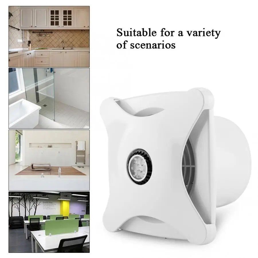 Вытяжной вентилятор 220 В вентиляционные вентиляторы 28 Вт настенное окно для