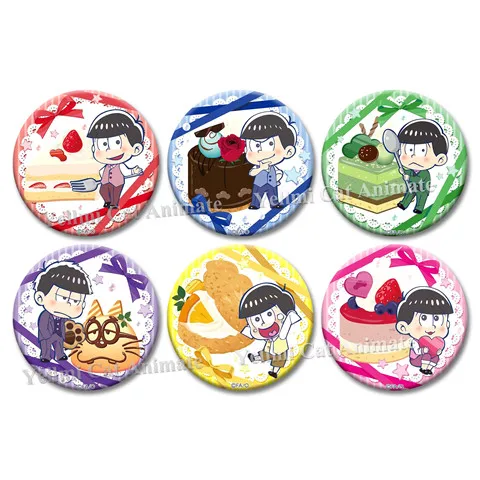 1 шт. 58 мм значки Osomatsu san Cookie Ichimatsu Jyushimatsu брошь круглые | Украшения и аксессуары
