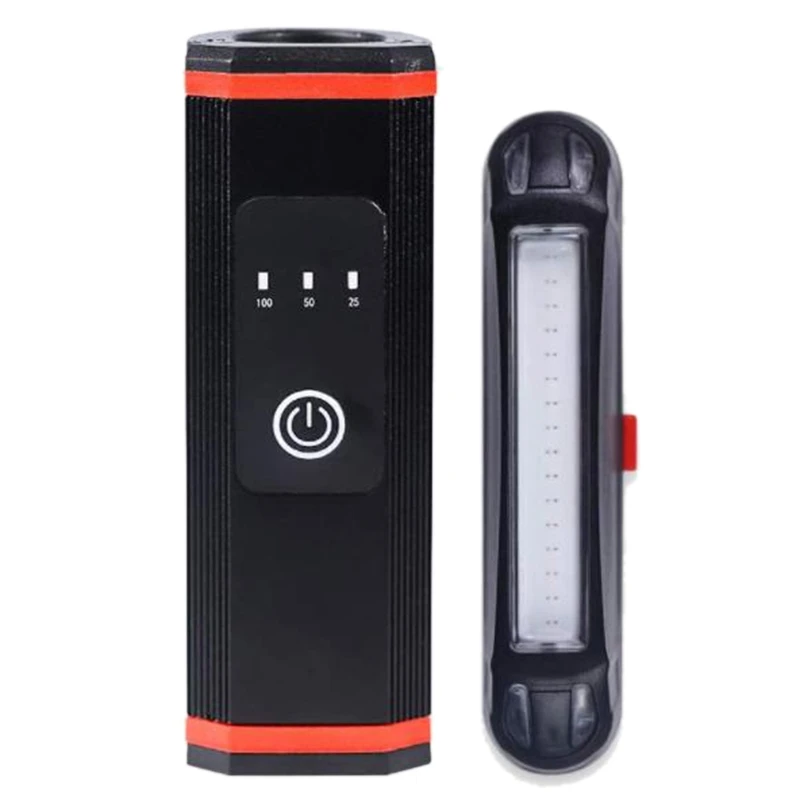 

Bike Light Set,USB Rechargeable Bicycle Headlight and Bike Taillight Muti-Modes Waterproof Bike Lights for Night Riders