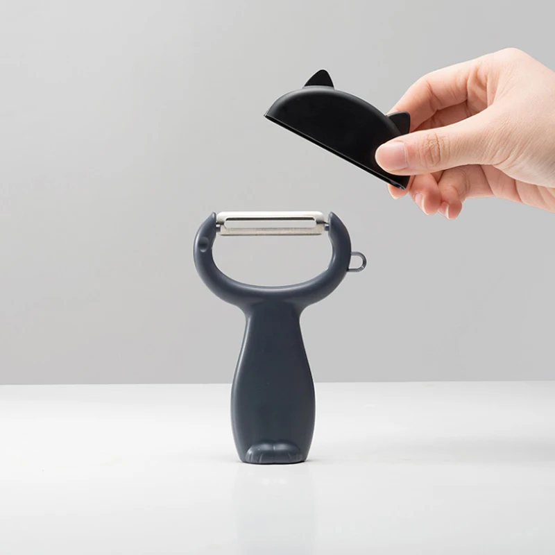 1 шт. в форме милого кота Овощечистка для овощей 13*8*2 см PP + ABS Материал кухонные