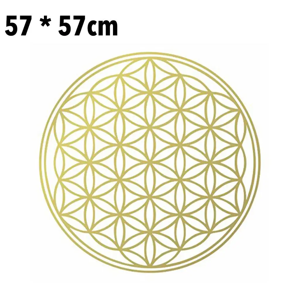 Жизни Цветок Мандала половина стены стикеры дома Съемная виниловая наклейка