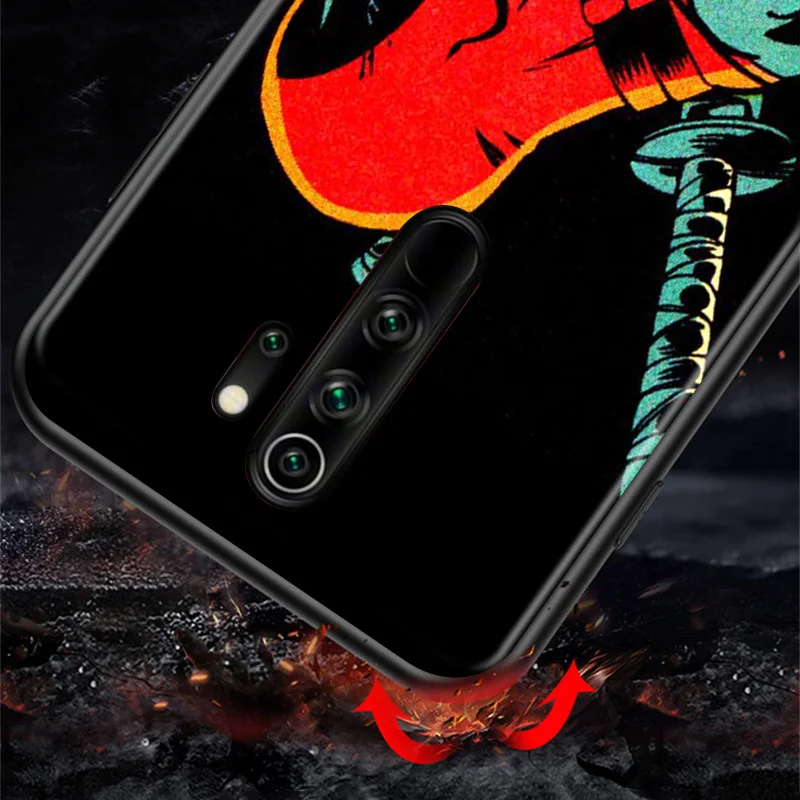 

Marvel Avengers Deadpool Super Hero For Xiaomi Redmi K40 K30T K30S K30i K30 K20 10X 9T 9i Pro 5G TPU Silicone Black Phone Case