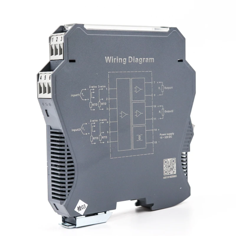 

Рельсовый температурный передатчик 0-10 В выход PT100 промышленный температурный передатчик