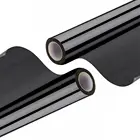 Съемная комнатная УФ-защита статическая липкая оттенок Блэкаут черная оконная пленка многоразовая наклейка