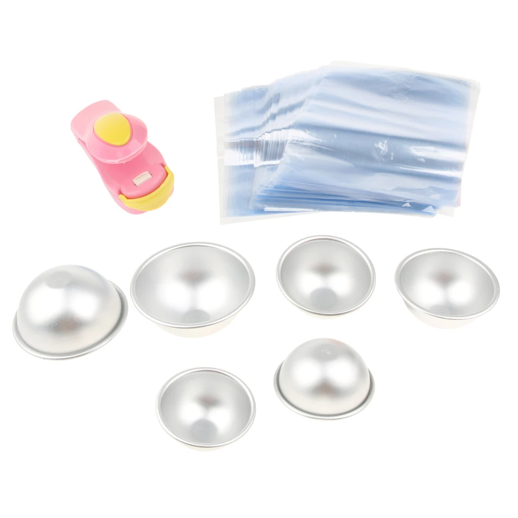 

Bath Ball Handmade Soap DIY Making Kit Shrink Wrap Mould Heat Sealer Set