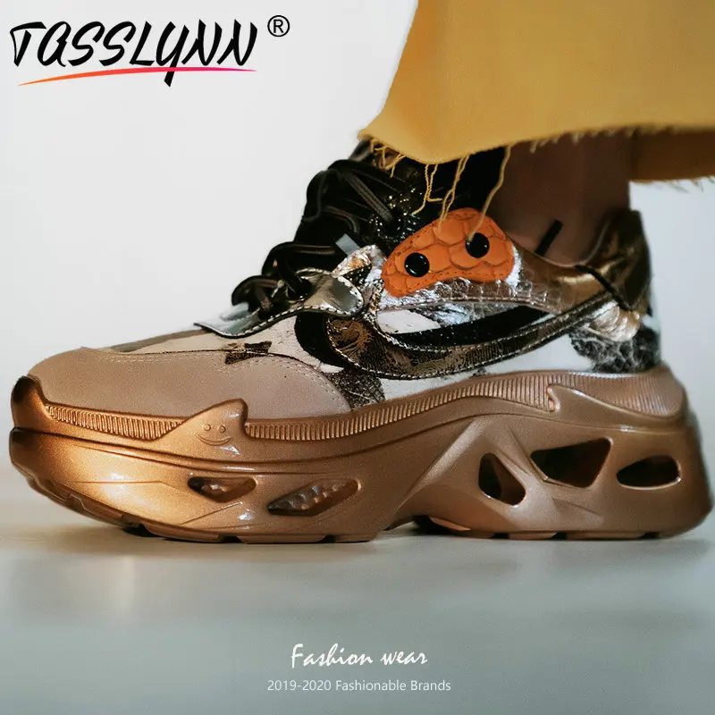 Кроссовки женские из натуральной кожи на платформе шнуровке|Женские туфли| |