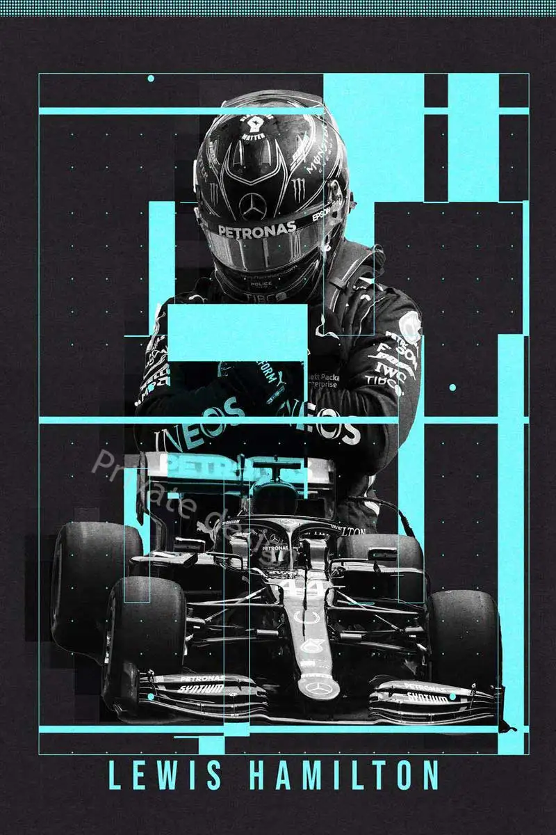 

Льюис Гамильтон, Ретро винтажный металлический знак, жестяная вывеска, оловянные пластины, Настенный декор, Постер для художественного клу...