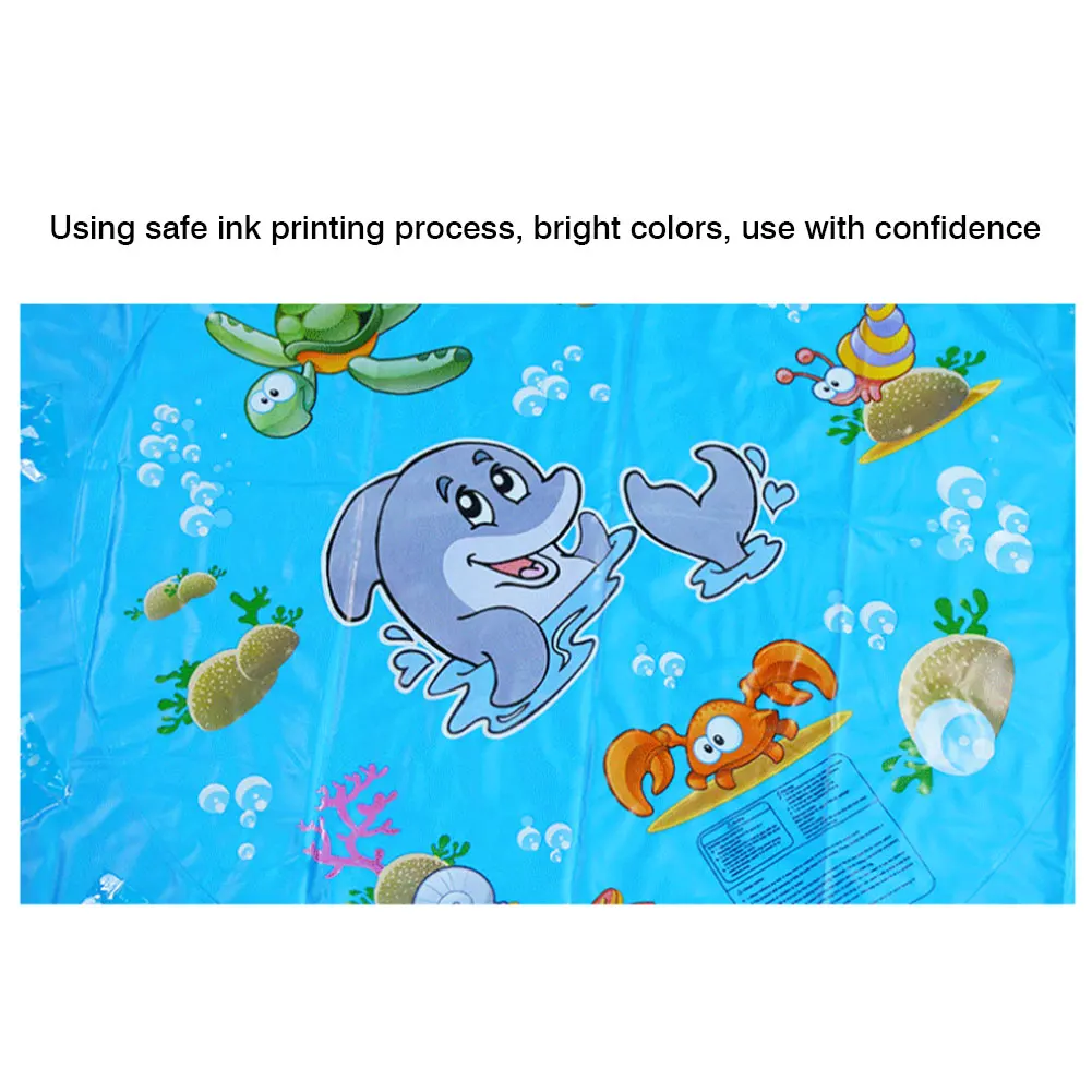 

Splash Sprinkler Pad Water Sprinkler Pad Thickened Wading Pool Outdoor Splash Play Mat For Dogs Cats Summer Outdoor Water Toy