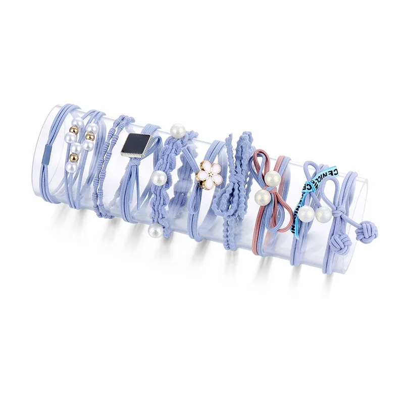 Резинки для волос IFMIA женские с жемчугом эластичные резинки узлом модные