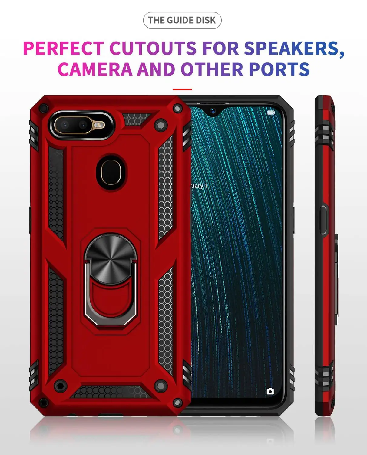 Shockproof Cases For Huawei Y5 Y6 Y7 Y9 Pro Prime 2018 2019 P Smart Z Kickstand Military Grade Anti-fall Fundas Coque | Мобильные