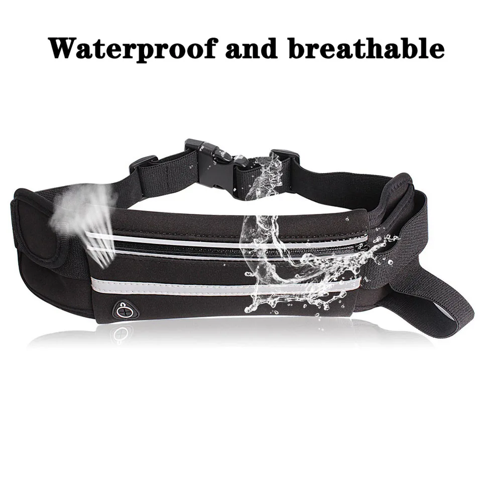 Уличная Сумка для бега ремень Водонепроницаемая поясная сумка телефона пакеты