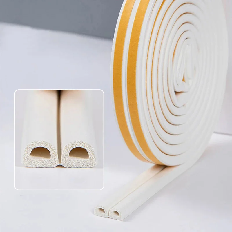 

10m DIPE Car Door Sealing Strip Glass Window Sound Insulation And Weatherproof Rubber Strip Sound Absorbing Foam Sealing Strips