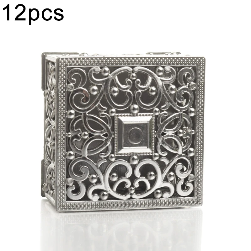 12 шт. Подарочная коробка для конфет с выемками украшение бусины рукоделия