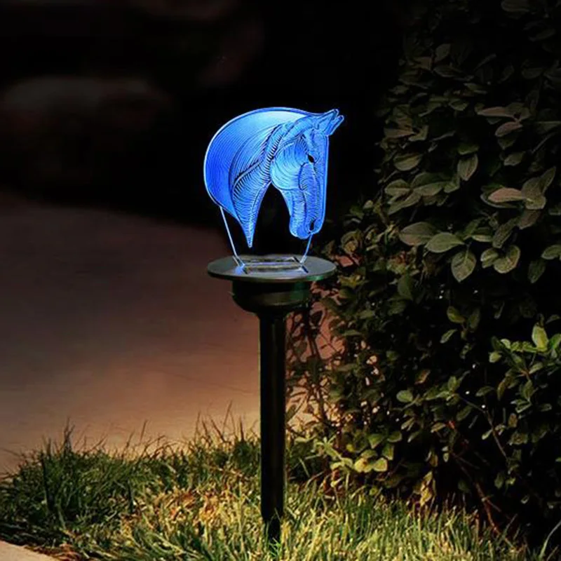 Светодиодный светильник на солнечной батарее прозрачный акриловый уличный