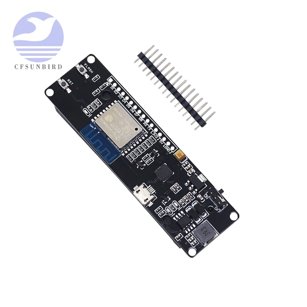 Для WeMos D1 ESP-Wroom-02 ESP8266 Wi-Fi макетная плата 18650 Литий Батарея зарядный Модуль Nodemcu PWM I2C