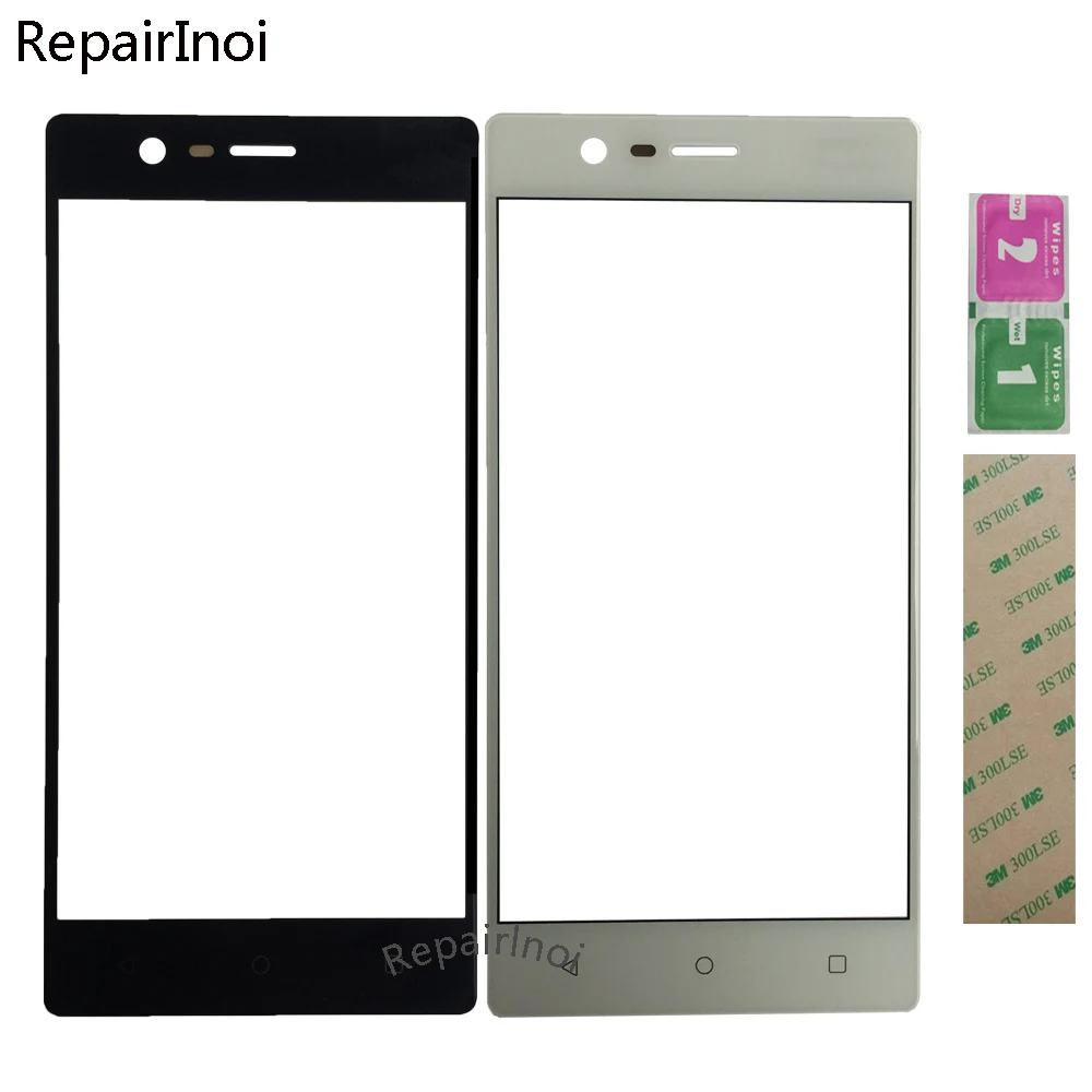 

10Pieces/Lot Front Outer Glass For Nokia 3 Front Glass Touch Panel Outer Glass Lens Replacement Part