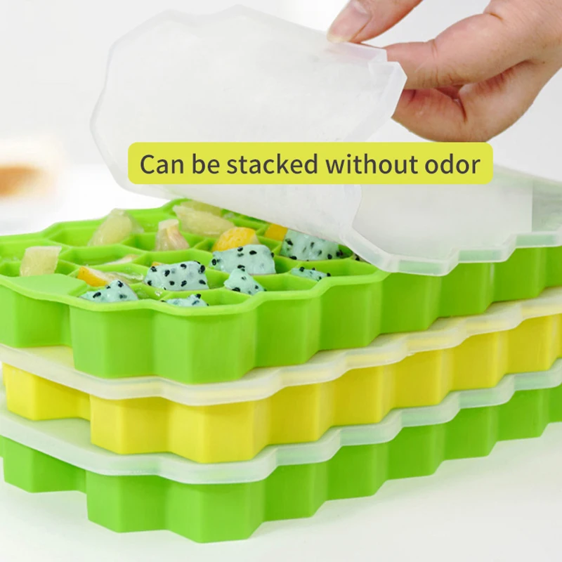 Силиконовая сотовая форма для льда 37 кубиков креативная коробка сделай сам