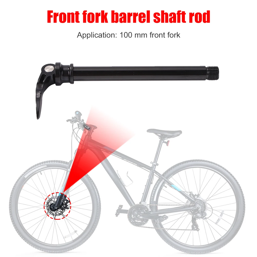 

Bicycle Quick Release Thru Axle Skewer 100x15mm Aluminum Skewers MTB Front Fork Shaft Lever Parts for MTB Mountain Bike