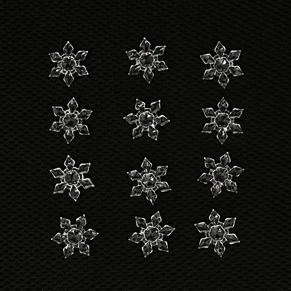 20 шт./упак. Рождественская Снежинка в форме Прозрачный Акриловые