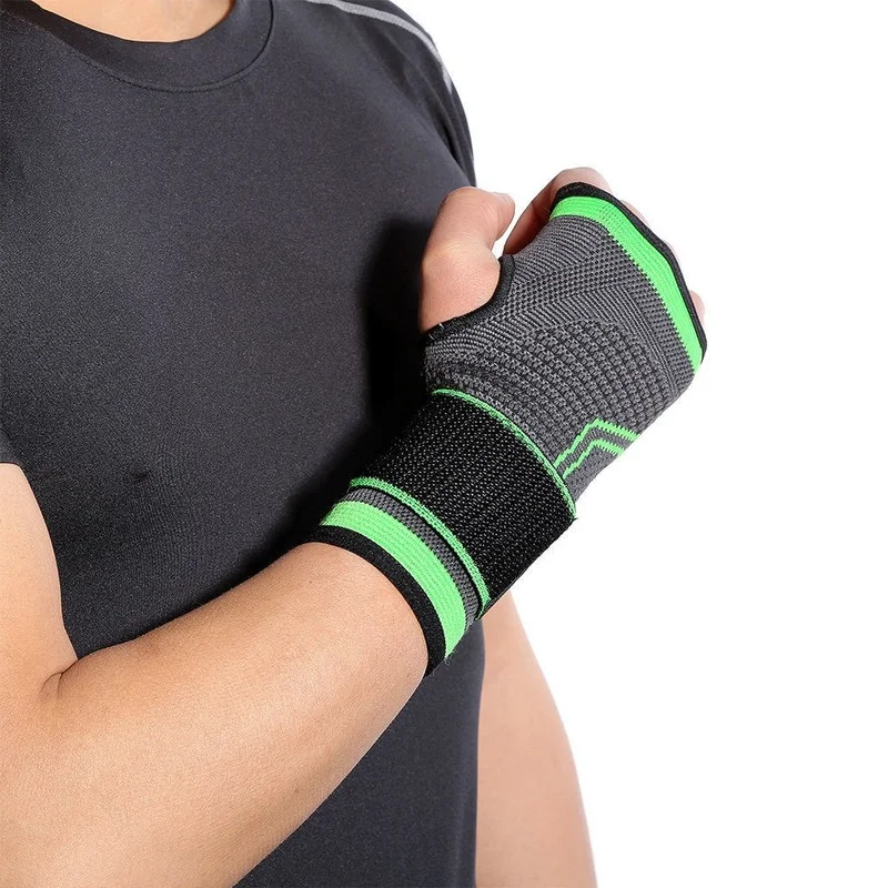 

Sports Protective Gear Weight Lifting Pressure Breathable Palm Protection Knitted Hand Guard Fitness Hand Guard Wrist Wholesale