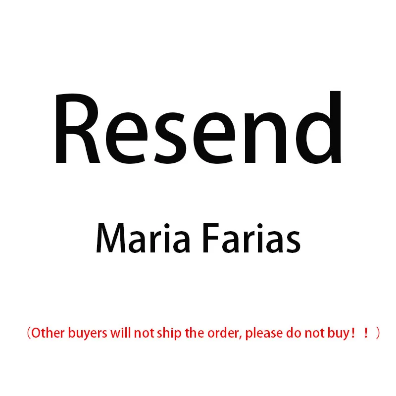 

Resend for Maria Farias