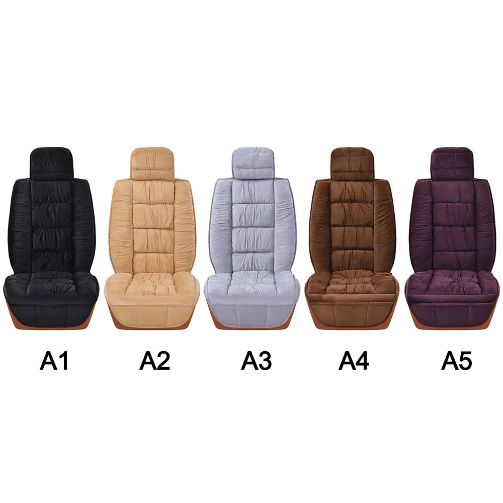 

Universal Car Seat Cover Warm Winter Plush Cushion Faux Fur For Car Seat Protector Mat Car Interior Accessories