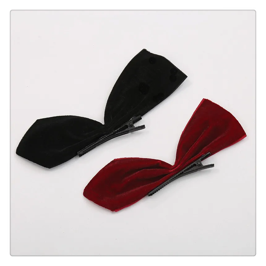 2020 модная обувь в винтажном стиле Цвет Черный С бантом из плотного бархата