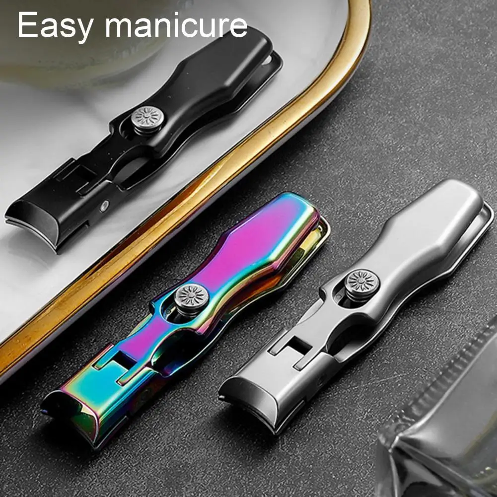 

1 Set Nail Clipper with Protective Case Anti-skid Nail Care Stainless Steel Manicure Nail Cutter Pedicure Tool