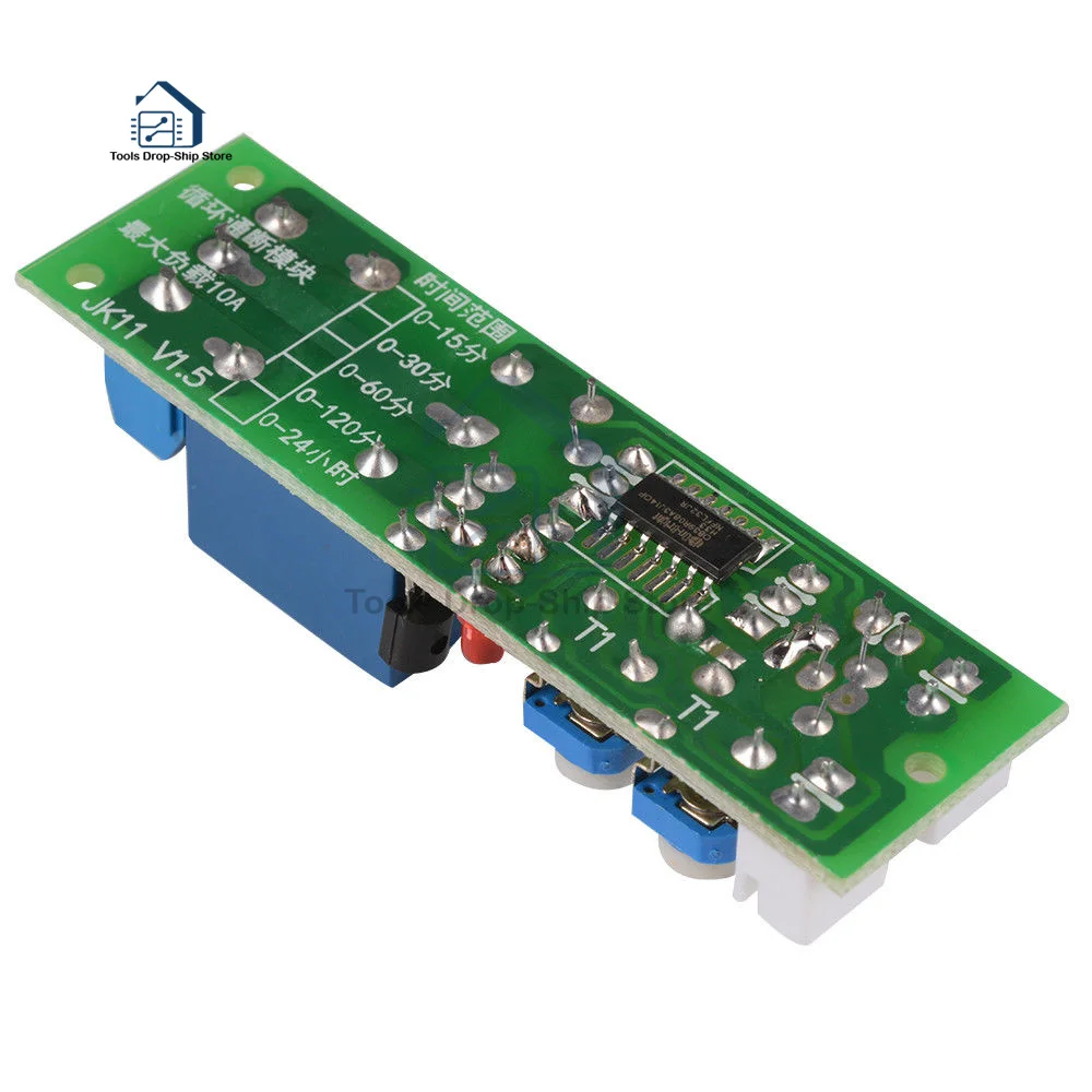 Регулируемый цикл включения/выключения таймера релейный модуль источника