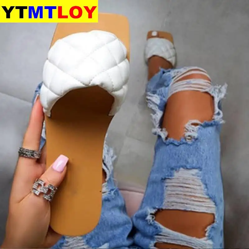 

2020 Fashion Women Shoes Summer Women Flat Sandals Candy Color Non Slip Ladies Flat with Slippers Women Sandals Zapatos De Mujer